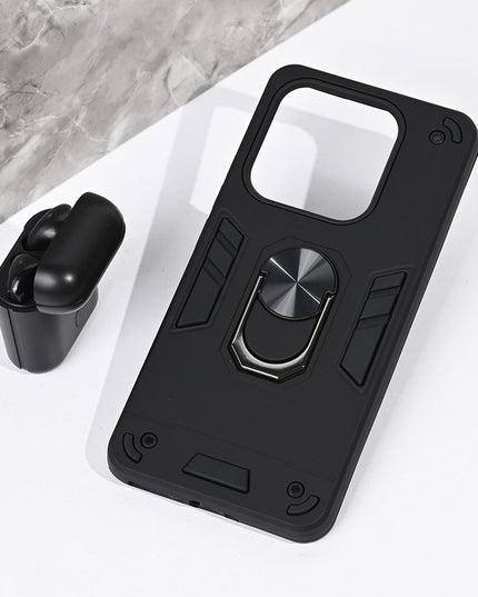 Maska za Xiaomi Redmi Note 14 5G crna Hard Ring