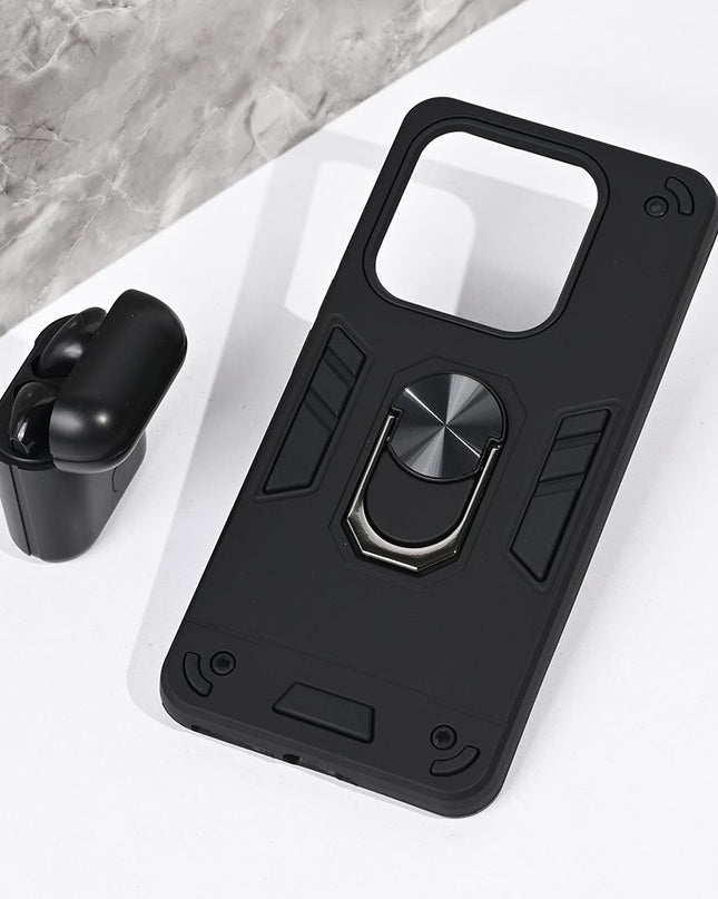 Maska za Xiaomi Redmi Note 14 5G crna Hard Ring