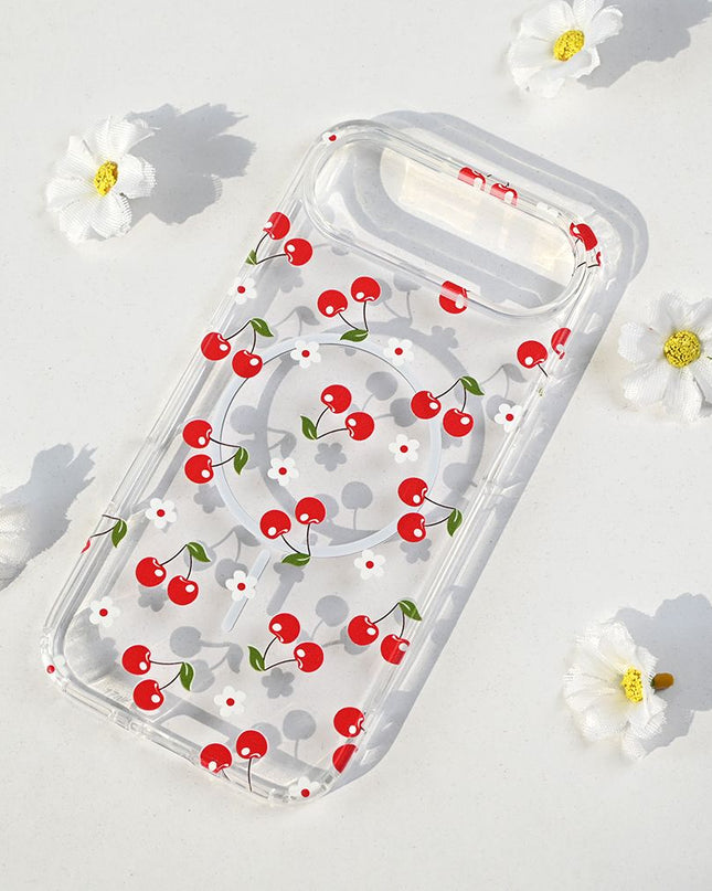 Maska za iPhone 17 Air 6.6 Cute Cherries Print Magsafe