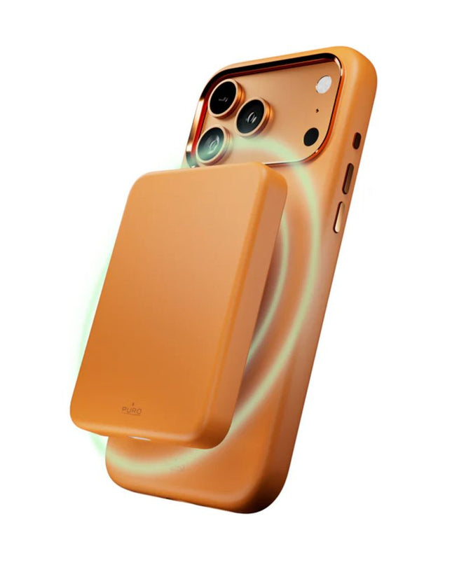 Maska za iPhone 17 Pro 6.3 narandzasta Puro ICON MAG PRO