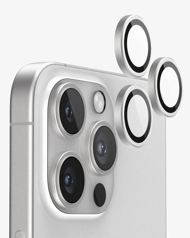 Zastita za kameru za iPhone 16 Pro 6.3/iPhone 16 Pro Max 6.9 srebrna