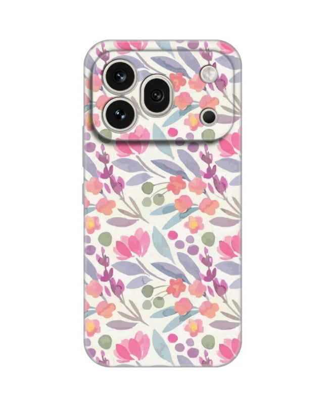 Maska za Honor 600 Pro Watercolor Flowers Silikonska Print