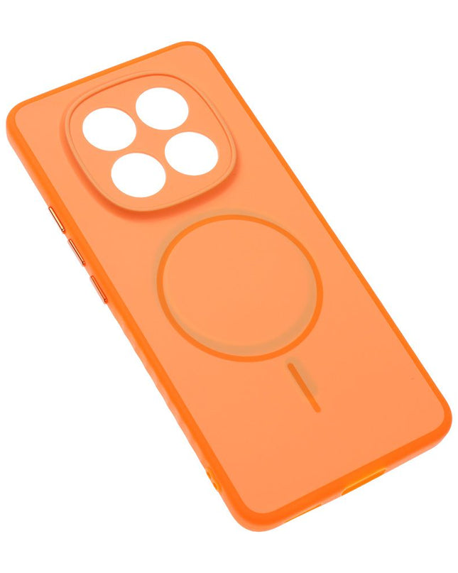 Maska za Xiaomi Redmi Note 15 Pro 4G narandzasta Magsafe Matte Line