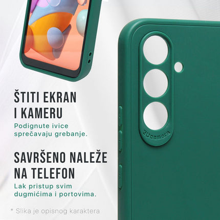 Maska za Honor Magic 8 Lite ljubicasta 3D Camera
