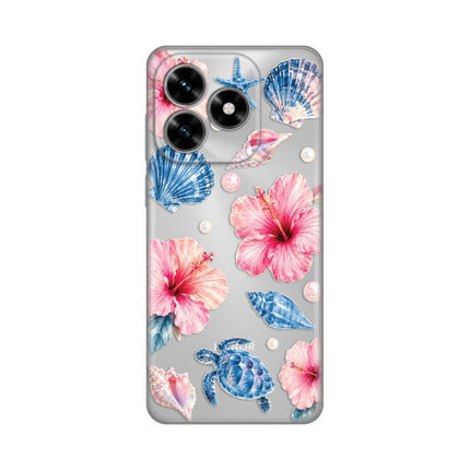 Maska za Honor X5c Plus Hibiscus Sea Silikonska Print Skin