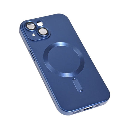 Maska za iPhone 15 6.1 tamno plava Magsafe Chrome