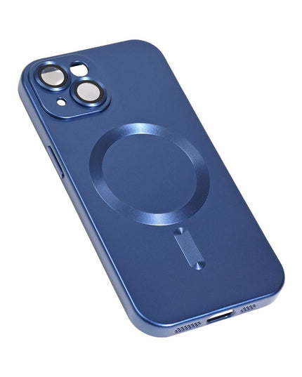 Maska za iPhone 15 6.1 tamno plava Magsafe Chrome