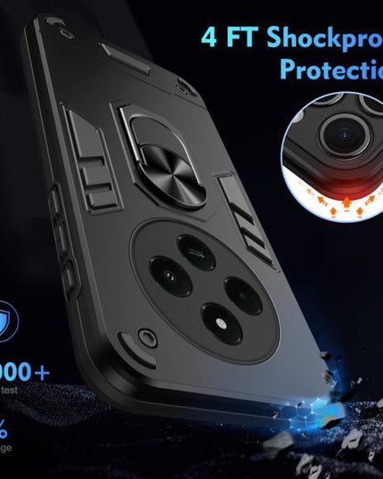 Maska za Xiaomi Redmi 14C/Redmi A4 tamno siva Hard Ring