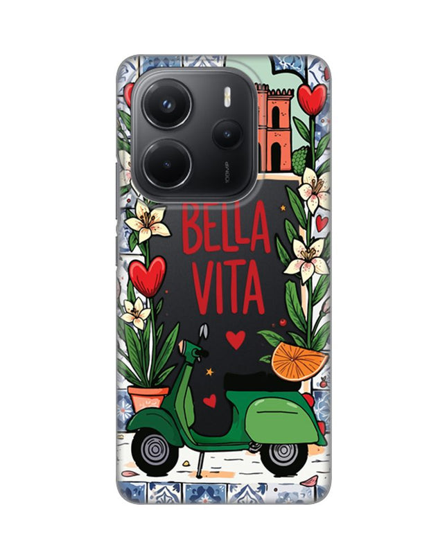 Maska za Xiaomi Redmi Note 14 4G (SRB) Bella Vita Silikonska Print Skin