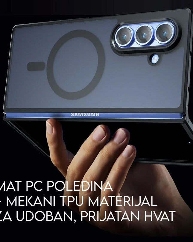 Maska za Samsung F966B Galaxy Z Fold 7 crna Magsafe Fold