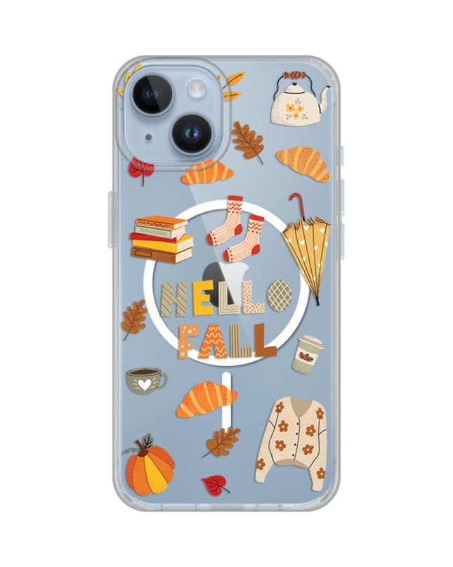 Maska za iPhone 13/14 6.1 Hello Fall Print Magsafe
