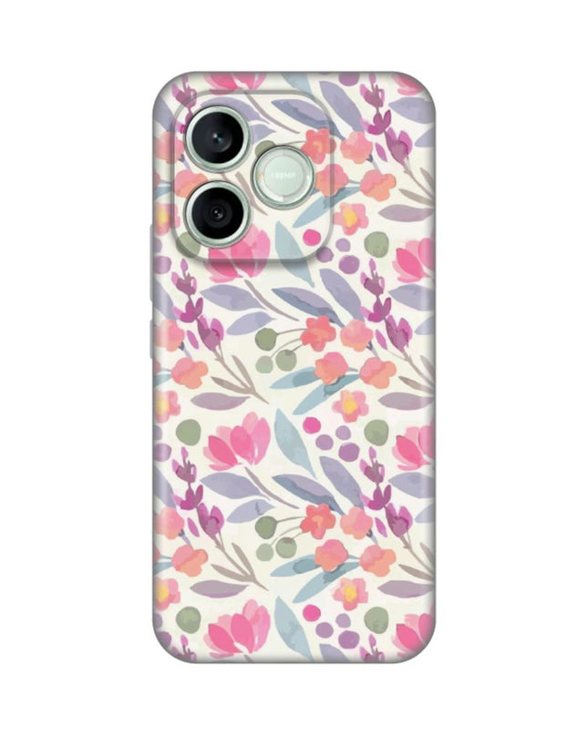 Maska za Honor 600 Lite Watercolor Flowers Silikonska Print