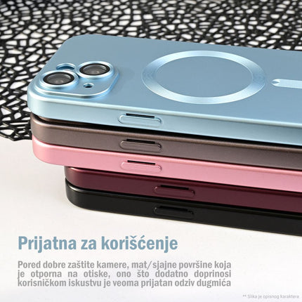 Maska za iPhone 17 6.3 zelena Magsafe Chrome
