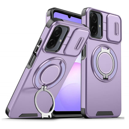 Maska za Samsung A075F Galaxy A07 ljubicasta CamShield Ring stand