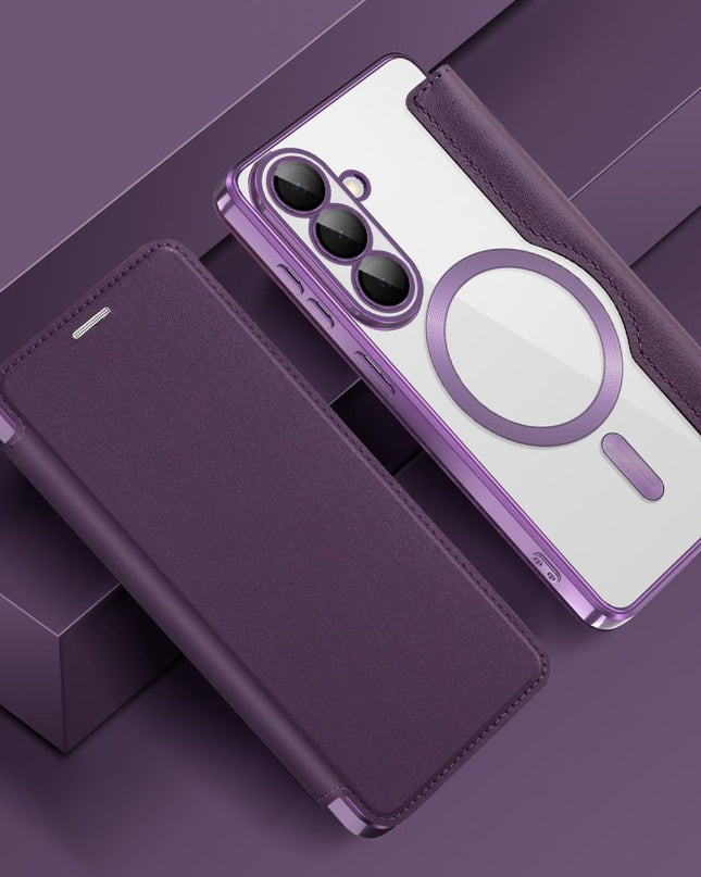 Maska za Samsung S941B Galaxy S26 ljubicasta Magsafe Lux Bi Fold