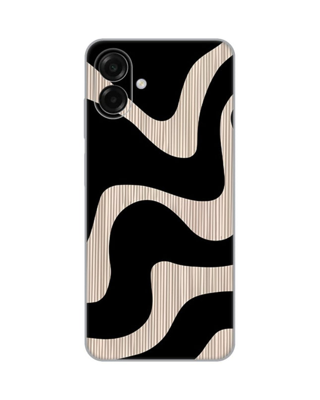 Maska za Samsung A075F Galaxy A07 Black Flow Silikonska Print Skin