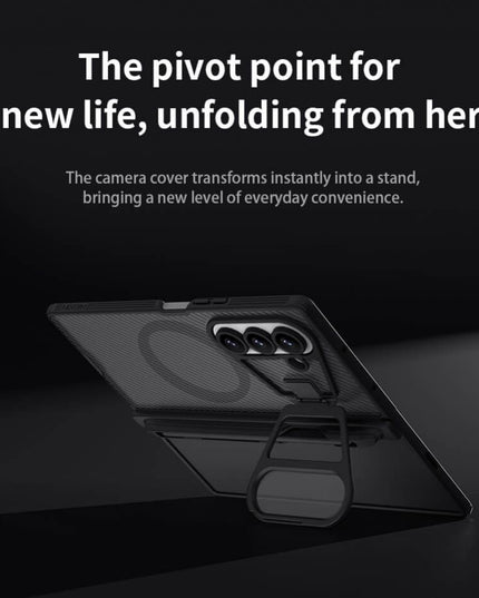 Maska za Samsung F966B Galaxy Z Fold 7 crna (with pen) Nillkin CamShield Prop Magnetic