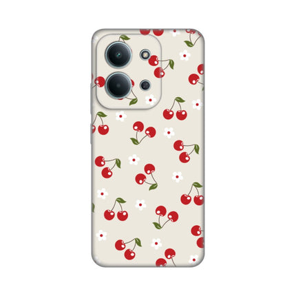 Maska za Xiaomi Redmi 15C 4G Cherry and Flowers Silikonska Print