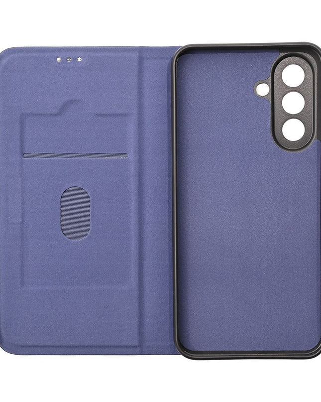 Maska za Samsung Galaxy A27 5G Teracell Elegant Flip tamno plava