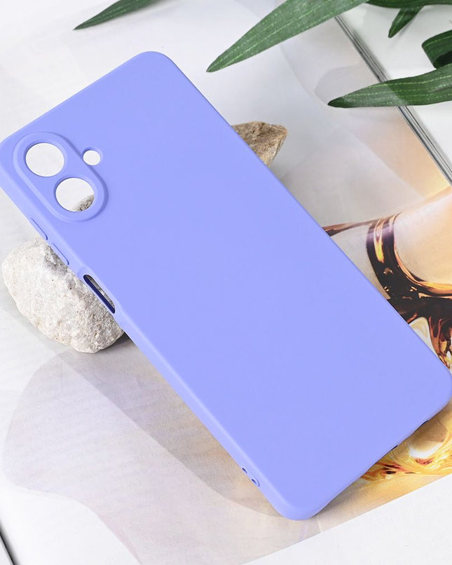 Maska za Samsung A075F Galaxy A07 ljubicasta Teracell Soft Velvet