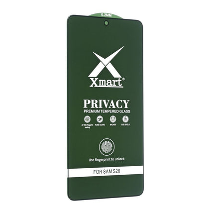 Zastitno staklo Tempered Glass X Mart 9D Privacy za Samsung S941B Galaxy S26 (fingerprint unlock)