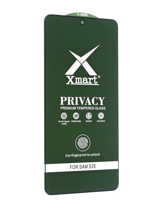 Zastitno staklo Tempered Glass X Mart 9D Privacy za Samsung S941B Galaxy S26 (fingerprint unlock)