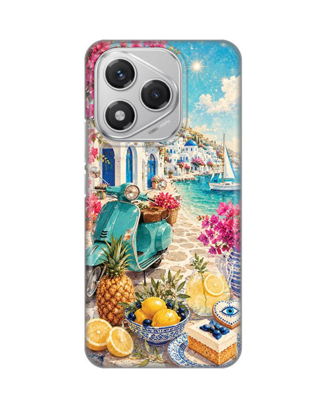Maska za Honor 400 Lite Summer in Greece Silikonska Print Skin