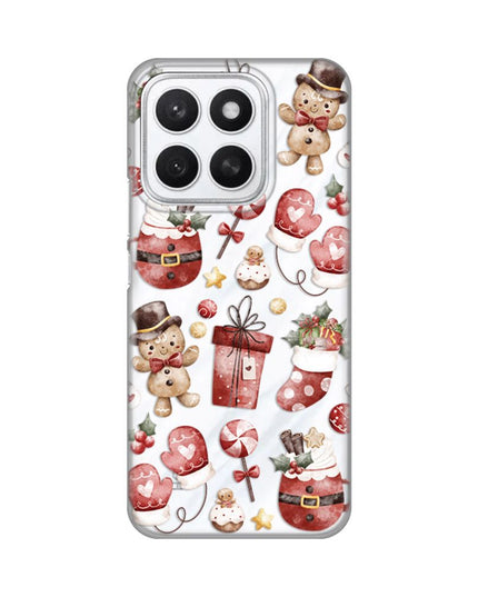 Maska za Honor X8c Cozy Christmas Silikonska Print Skin