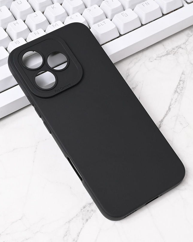 Torbica Silikon Pro Camera za Honor 400 Lite crna