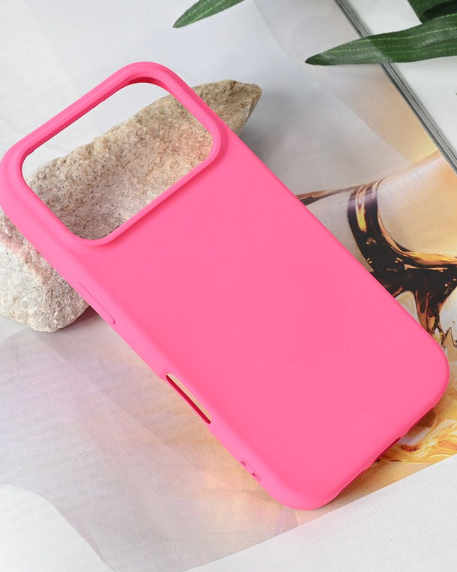 Maska za iPhone 17 Pro 6.3 pink Teracell Soft Velvet