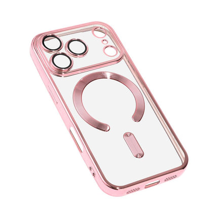 Maska za iPhone 17 Pro/18 Pro 6.3 roze Magsafe Lux