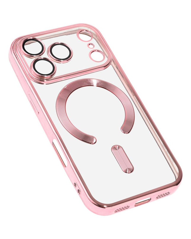 Maska za iPhone 17 Pro/18 Pro 6.3 roze Magsafe Lux