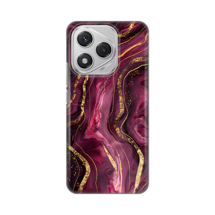 Maska za Honor 400 Lite Burgundy Silikonska Print