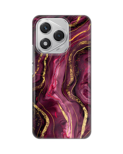 Maska za Honor 400 Lite Burgundy Silikonska Print