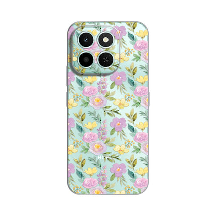 Maska za Honor X6c Soft Flowers Silikonska Print Skin