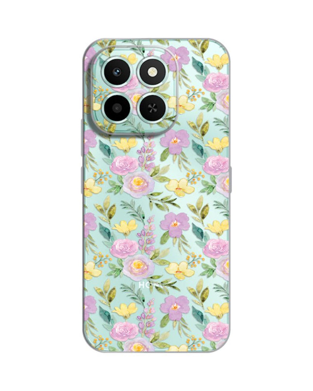 Maska za Honor X6c Soft Flowers Silikonska Print Skin