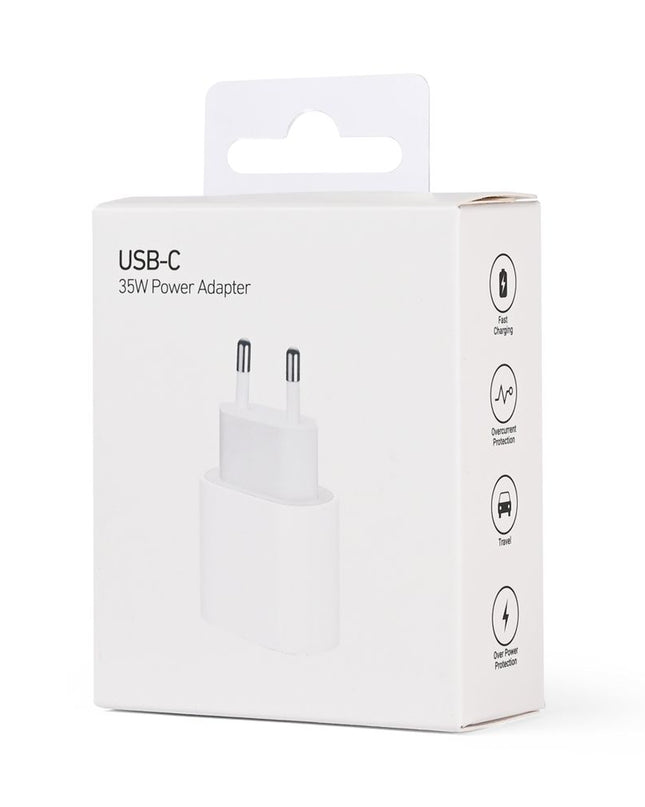 Kucni punjac PD Fast charger 35W za iPhone 15-16 CE beli