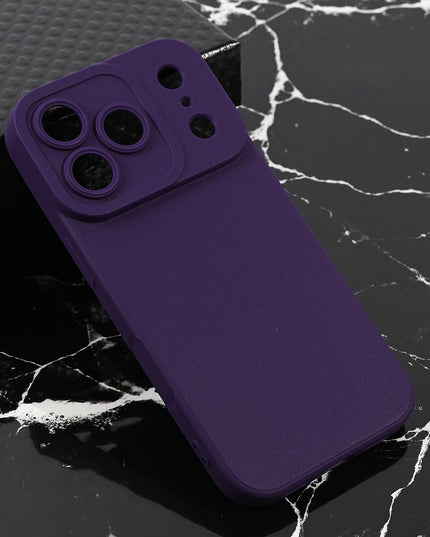 Maska za iPhone 17 Pro 6.3 mat tamno ljubicasta Teracell Giulietta