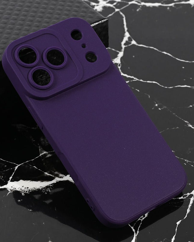 Maska za iPhone 17 Pro 6.3 mat tamno ljubicasta Teracell Giulietta