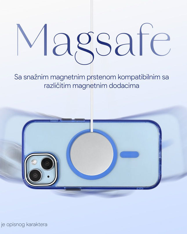 Maska za iPhone 17 Air 6.6 bela Magsafe Color Pop