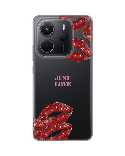 Maska za Xiaomi Redmi Note 14 4G (SRB) Just Love Pink Silikonska Print Skin