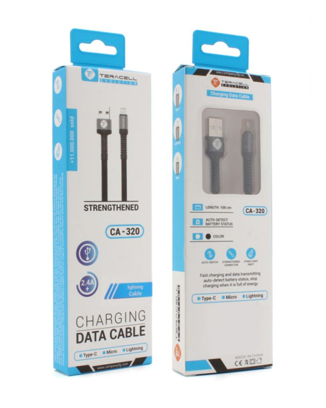 Data kabl Teracell Evolution iPhone lightning crni 1m