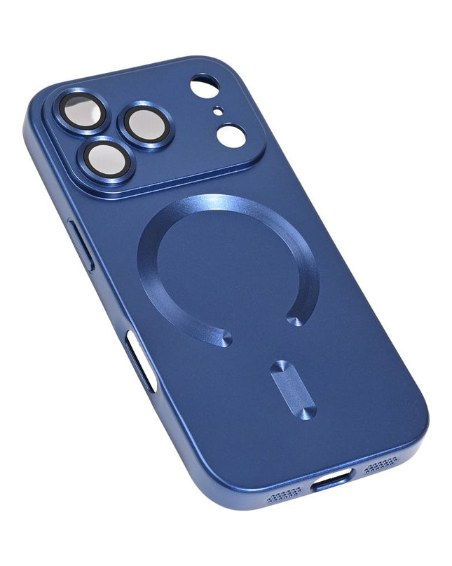 Maska za iPhone 17 Pro 6.3 tamno plava Magsafe Chrome