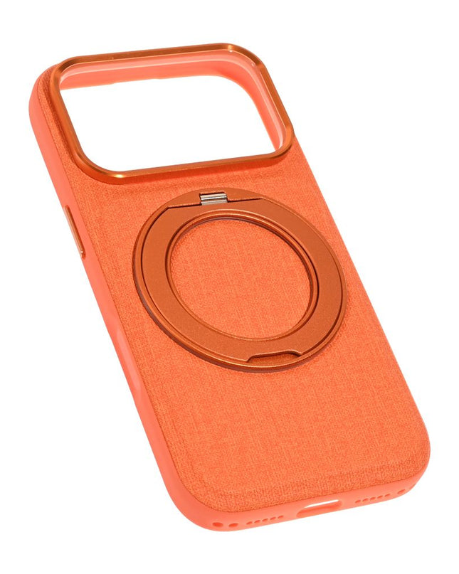 Maska za iPhone 17 Pro/18 Pro 6.3 Magsafe Textile narandžasta