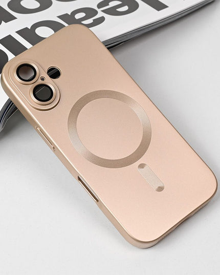 Maska za iPhone 17 6.3 zlatna Magsafe Chrome