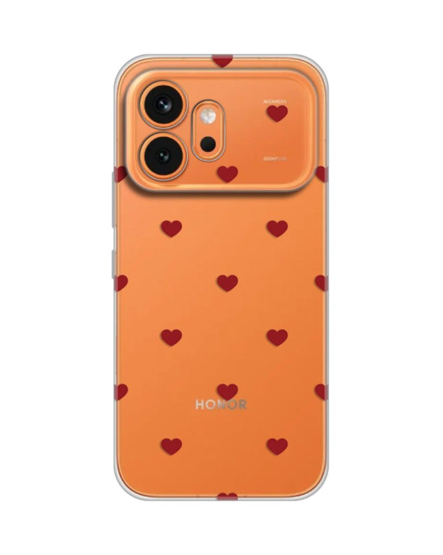 Maska za Honor 600 Red Hearts Silikonska Print