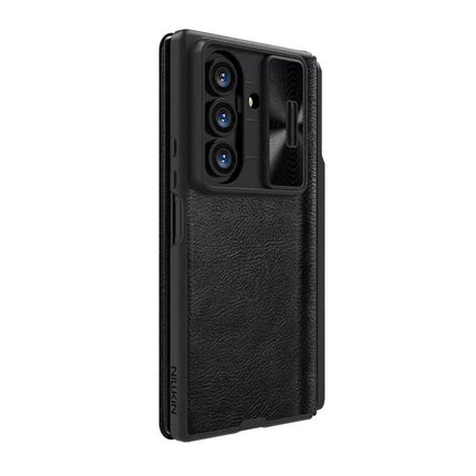 Maska za Samsung F966B Galaxy Z Fold 7 crna (with pen) Nillkin Qin Pro Leather