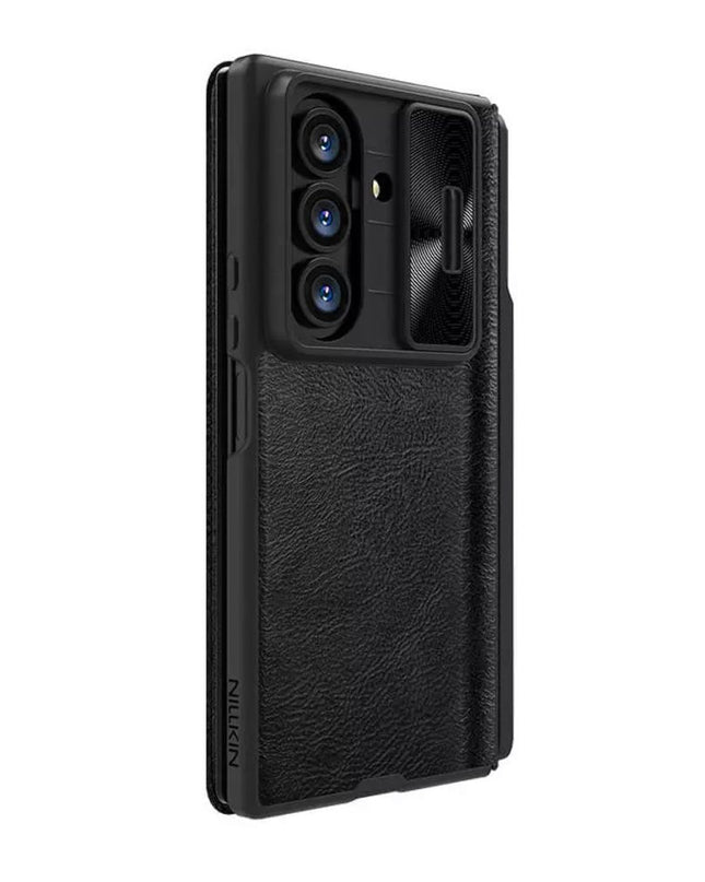 Maska za Samsung F966B Galaxy Z Fold 7 crna (with pen) Nillkin Qin Pro Leather