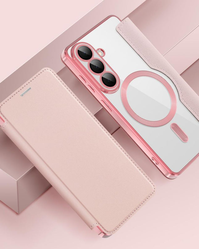 Maska za Samsung S941B Galaxy S26 roze Magsafe Lux Bi Fold