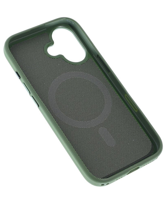 Maska za iPhone 16 6.1 zelena Magsafe TechWoven